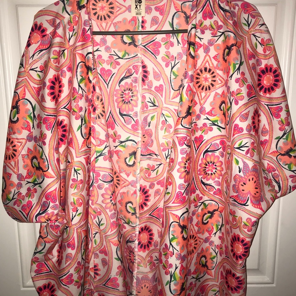 Bright Floral Cover-up